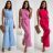 Women's Long Elegant Sleeveless Jumpsuit (S/M ONE SIZE) ITALIAN FASHION IMWE232094