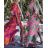 Women's Long Summer Short Sleeve Dress (S/M ONE SIZE) ITALIAN FASHION IMWGB232188