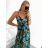 Women's Strapless Summer Dress (S/M ONE SIZE) VISCOSE AINUOSI FRENCH FASHION FMPZM23A097-1