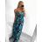 Women's Strapless Summer Dress (S/M ONE SIZE) VISCOSE AINUOSI FRENCH FASHION FMPZM23A097-1