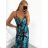 Women's Strapless Summer Dress (S/M ONE SIZE) VISCOSE AINUOSI FRENCH FASHION FMPZM23A097-1