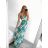 Women's Strapless Summer Dress (S/M ONE SIZE) VISCOSE AINUOSI FRENCH FASHION FMPZM23A097-1