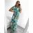 Women's Long Sleeve Summer Dress (S/M, L/XL ONE SIZE) VISCOSE AINUOSI FRENCH FASHION FMPZM23A081-6