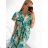 Women's Long Sleeve Summer Dress (S/M, L/XL ONE SIZE) VISCOSE AINUOSI FRENCH FASHION FMPZM23A081-6