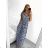 Women's Summer Sleeveless Long Dress (S/M ONE SIZE) ICECOOL AINUOSI FRENCH FASHION FMPZM23023-4