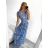 Women's Summer Sleeveless Long Dress (S/M ONE SIZE) ICECOOL AINUOSI FRENCH FASHION FMPZM23023-4