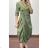 Women's 3/4 Long Sleeve Long Dress (S/M ONE SIZE) ITALIAN FASHION IMPDY23LS19303