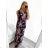 Long summer dress with straps for women (S/M ONE SIZE) ITALIAN FASHION IMD23231