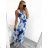 Long summer dress with straps for women (S/M ONE SIZE) ITALIAN FASHION IMD23231