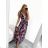 Long summer dress with straps for women (S/M ONE SIZE) ITALIAN FASHION IMD23231