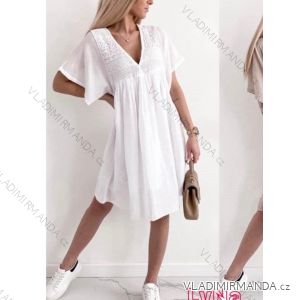 Women's Summer Short Sleeve Dress (S/M ONE SIZE) ITALIAN FASHION IMWAD232209