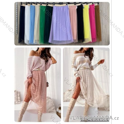 Women's Long Chiffon Short Sleeve Dress (S/M ONE SIZE) ITALIAN FASHION IMWGS231048