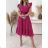 Women's Summer Short Sleeve Dress (S / M ONE SIZE) ITALIAN FASHION IMWB22017