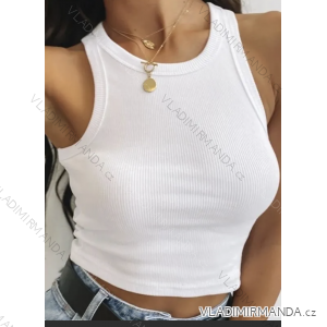 Women's Sleeveless Crop Top (S/M ONE SIZE) ITALIAN FASHION IMPBB23W2027