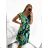 Women's Lace Cotton Short Sleeve Dress (S/M ONE SIZE) ITALIAN FASHION IMM23M7267