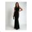 Women's Plus Size (42-46) Long Elegant Party Sleeveless Dress POLISH FASHION PMLBC23265-10 S/M béžová