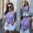 Šaty košilové dlouhý rukáv dámské (S/M ONE SIZE) ITALSKÁ MÓDA IMWB22192 S/M purple