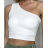 Top croptop bez rukávu dámský (S/M ONE SIZE) ITALSKÁ MÓDA IMPBB232L23939