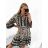 Women's Long Sleeve Summer Shirt Dress (S/M/L/XL ONE SIZE) ITALIAN FASHION IMF238296