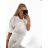 Tunic shirt shirts long sleeve with ladies (uni sl) ITALIAN Fashion IM718028 XL/2XL white