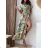 Carmen summer summer shoulder dress (UNI S / M) ITALIAN FASHION IMM20628 S/M Green