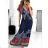 Women's Long Elegant Icecool Dress With Sleeve (M/L, XL/2XL) AINUOSI ITALIAN FASHION IMB239502