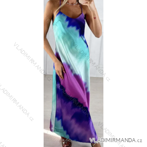 Long summer dress with straps for women (S/M ONE SIZE) ITALIAN FASHION IMPBB23C27906