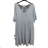 Women's short sleeve dress (uni L / XL) ITALIAN FASHION IM320003 L/XL Light blue