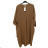 Women's Plus Size Maxi Oversize Long Sleeve Dress (2XL/3XL/4XL ONE SIZE) ITALIAN FASHION IMM23OVER