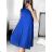 Women's Long Chiffon Short Sleeve Dress (S/M ONE SIZE) ITALIAN FASHION IMWGS231048