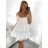 Women's Strappy Lace Summer Dress (S/M ONE SIZE) ITALIAN FASHION IMWB23284