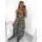 Long summer dress with straps for women (S/M ONE SIZE) ITALIAN FASHION IMM23M2886H