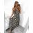 Long summer dress with straps for women (S/M ONE SIZE) ITALIAN FASHION IMM23M2886H