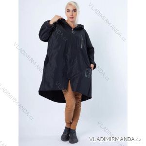 Bunda kabát parka šustáková větrovka dámská (XL/2XL ONE SIZE) ITALSKÁ MÓDA IMD22635/DUR