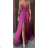 Women's Long Summer Elegant Strapless Dress (S/M ONE SIZE) ITALIAN FASHION IMPBB23B23687