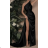 Women's Long Elegant Party Sleeveless Dress (S/M ONE SIZE) ITALIAN FASHION IMPBB23B22586