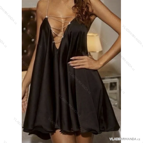 Women's Summer Elegant Strapless Dress (S/M ONE SIZE) ITALIAN FASHION IMPBB23H3232