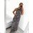 Women's Icecool Summer Sleeveless Long Dress (S/M/L ONE SIZE) ITALIAN FASHION IMM22M2942-7