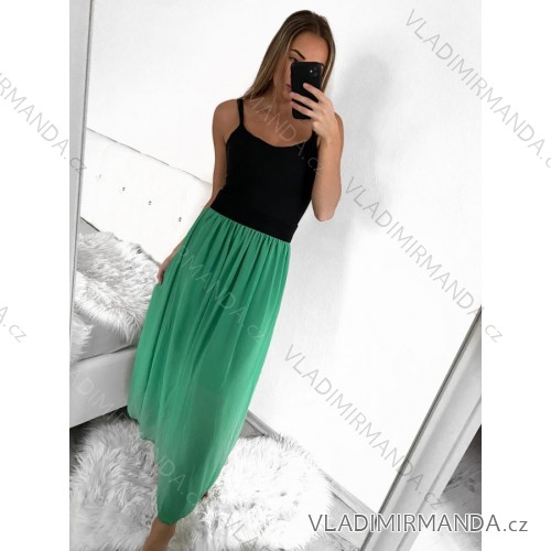 Chiffon Skirt Long Ladies (uni sl) ITALIAN MODE IM319678 S/M Green