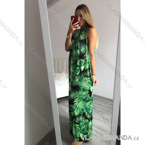 Ladies Summer Skirt (uni sl) ITALIAN Fashion IMC18745 S/M Green