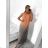 Women's long strapless summer dress (S/M/L/XL/2XL ONE SIZE) ITALIAN FASHION IMFF23002