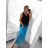 Women's long strapless summer dress (S/M/L/XL/2XL ONE SIZE) ITALIAN FASHION IMFF23002