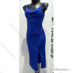 Šaty dlouhé elegantní na ramínka dámské (S/M ONE SIZE) ITALSKÁ MÓDA IMPLS2329583