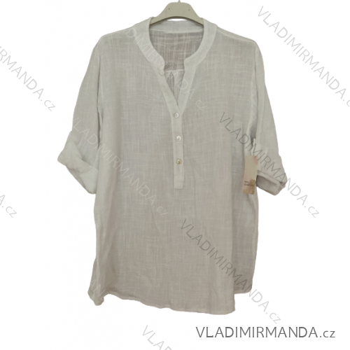 Tunic shirt shirts long sleeve with ladies (uni sl) ITALIAN Fashion IM718028