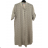 Oversize 3/4 Sleeve Women's Plus Size Shirt Dress (L/XL/2XL ONE SIZE) ITALIAN FASHION IM423111