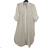 Oversize 3/4 Sleeve Women's Plus Size Shirt Dress (L/XL/2XL ONE SIZE) ITALIAN FASHION IM423111