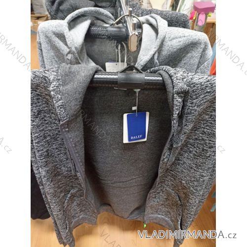 Mikina na zip s kapucí pánská nadrozměr (3XL-7XL) DALEF DAL2323806