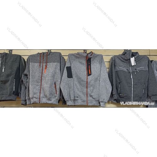 Mikina na zip s kapucí pánská nadrozměr (M-3XL) DALEF DAL23001