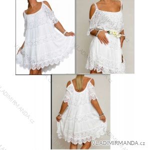 Women's Long Chiffon Short Sleeve Dress (S/M ONE SIZE) ITALIAN FASHION IMWGS231048