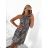 Women's short summer icecool sleeveless dress (S/M ONE SIZE) ITALIAN FASHION IMM23177